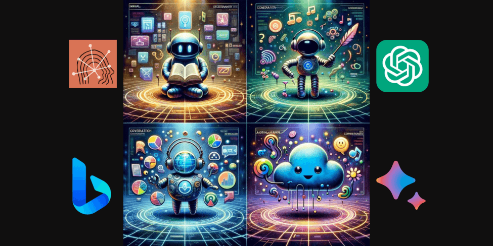 In-depth analysis of GenAI Tools in 2024: ChatGPT, Bard, Bing Chat & Claude