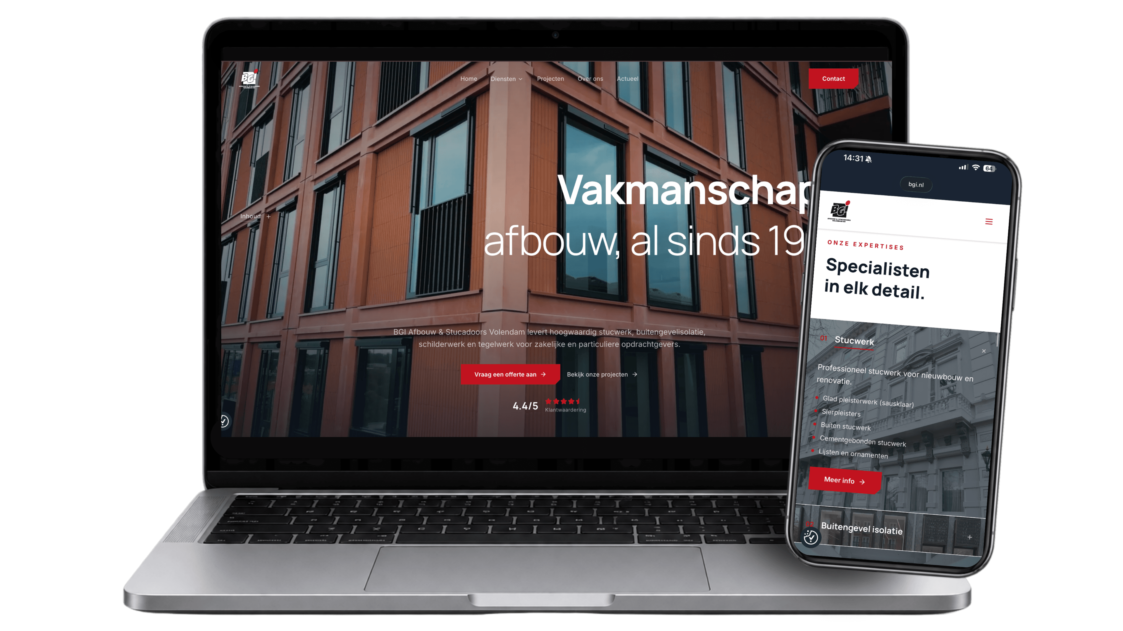 BGI Afbouw & Stucadoors case study
